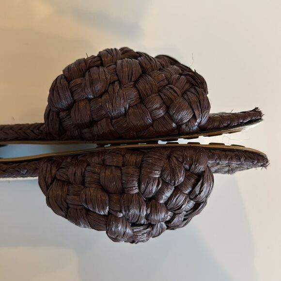 Bottega Veneta Brown Woven Sandals - Picture 4 of 7